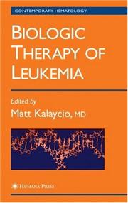 Biologic therapy of leukemia