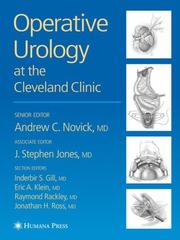Cover of: Operative urology at the Cleveland Clinic