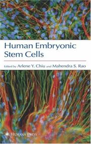 Cover of: Human Embryonic Stem Cells