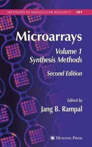 Cover of: Microarrays: Volume I, Synthesis Methods (Methods in Molecular Biology)