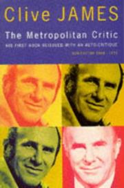 The metropolitan critic : non-fiction 1968-1973