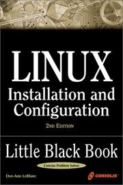 Cover of: Linux installation and configuration little black book