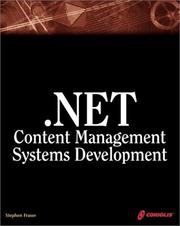 .NET content management systems development by Stephen Fraser