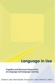 Language in use : cognitive and discourse perspectives on language and language learning