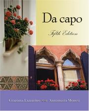 Cover of: Da capo