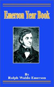 Emerson year book by Ralph Waldo Emerson