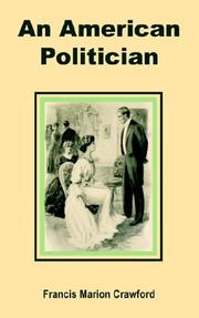 An American politician by Francis Marion Crawford