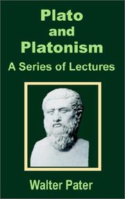 Cover of: Plato and Platonism | Walter Pater