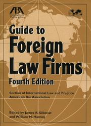 Cover of: Guide to foreign law firms