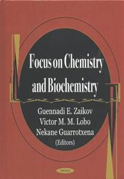 Cover of: Focus on chemistry and biochemistry