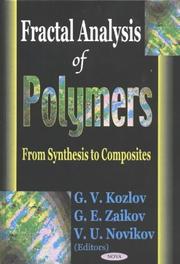 Cover of: Fractal Analysis of Polymers: From Synthesis to Composites