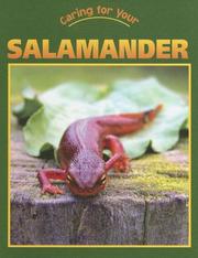 Cover of: Caring For Your Salamander (Caring for Your Pet)