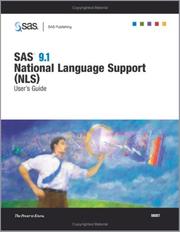 Cover of: SAS 9.1 National Language Support: User's Guide