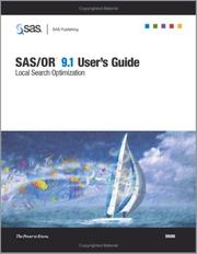 Cover of: SAS/OR 9.1 User's Guide: Local Search Optimization