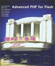 Cover of: Advanced PHP for Flash