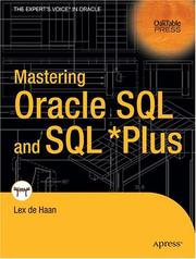 Mastering Oracle SQL and SQL*plus by Lex de Haan