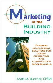 Cover of: Marketing in the Building Industry