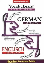 Cover of: Vocabulearn German: Level 2 (Vocabulearn)