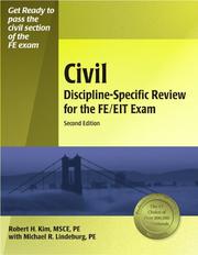 Cover of: Civil discipline-specific review for the FE/EIT exam