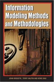 Cover of: Information Modeling Methods and Methodologies (Advanced Topics of Database Research)