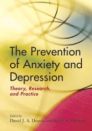 The prevention of anxiety and depression : theory, research, and practice