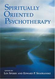 Spiritually oriented psychotherapy