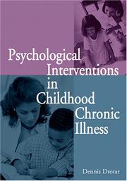 Psychological interventions in childhood chronic illness
