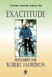 Cover of: Exactitude: Festschrift for Robert Faurisson to His 75th birthday