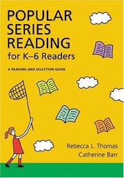 Cover of: Popular series fiction for K-6 readers by Rebecca L. Thomas