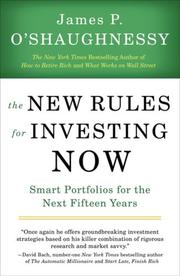 Cover of: The New Rules for Investing Now by James P. O'Shaughnessy