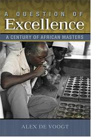 Cover of: A question of excellence: a century of African masters