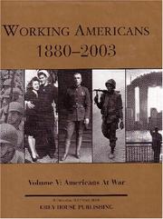 Cover of: Working Americans 1880-2003 (Working Americans 1880-1999) by Scott Derks