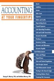 Cover of: Accounting at your Fingertips (At Your Fingertips) | CPA, George R. Murray