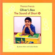Cover of: Oliver's box: the sound of short O