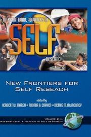 Cover of: The New Frontiers for Self Research   (HC) (Advances in Self-Concept Research)