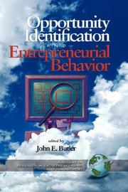 Cover of: Opportunity identification and entrepreneurial behavior