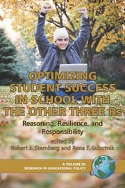 Cover of: Optimizing Student Success in School with the Other Three RS |
