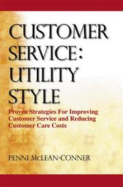 Cover of: Customer Service by Penni McLean-Conner