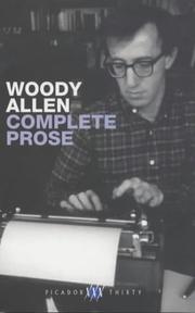 Cover of: The Complete Prose by Woody Allen