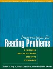 Interventions for reading problems : designing and evaluating effective strategies