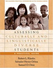 Cover of: Assessing Culturally and Linguistically Diverse Students by Robert L. Rhodes, Salvador Hector Ochoa, Samuel O. Ortiz