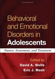 Behavioral and emotional disorders in adolescents : nature, assessment, and treatment