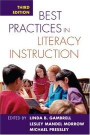 Cover of: Best practices in literacy instruction