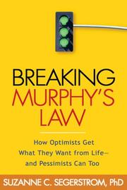 Cover of: Breaking Murphy's Law by Suzanne C. Segerstrom