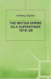 The British Empire as a superpower, 1919-39