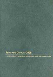 Cover of: Peace and Conflict 2008