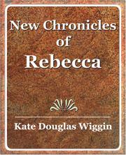 Cover of: New Chronicles of Rebecca - 1907