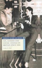 Sex, gender and social change in Britain since 1880