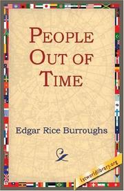 Cover of: People Out of Time