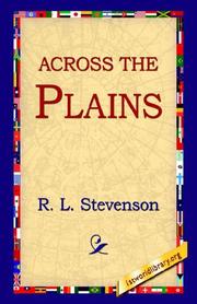 Cover of: Across The Plains by Robert Louis Stevenson